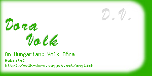 dora volk business card